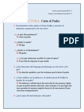 Lectura-Carta Al Padre | PDF