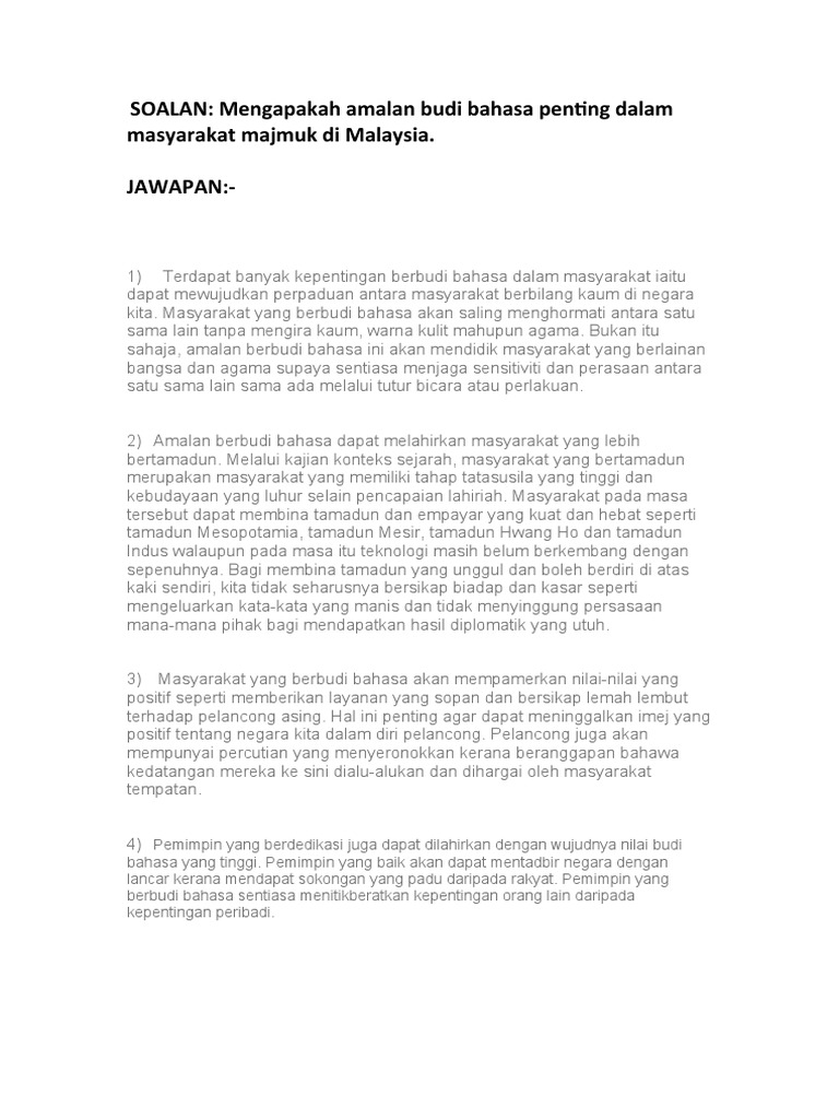Gsb 1012 Amalan Budi Bahasa Pdf