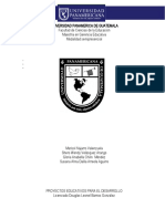 Descripcion Del Proyecto Educacion Ambiental para Estudiantes de 4to A 6to Primaria