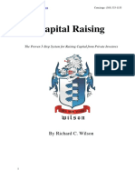 Capital Raising Book by Richard C Wilson 1
