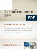 Chapter 7 Land, Airspace and Outer Space Report