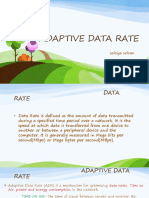 Adaptive Data Rate: Selciya Selvan