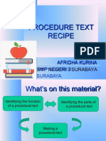 Media Pembelajaran Procedure Text