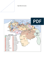 Mapa Político de Venezuela