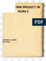 Midterm Project in Hum 2: Jerome D. Dizon