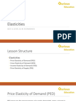 Elasticities: Gce A-Level & Ib Economics