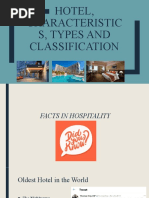 Hotel Characteristics, Types and Classification