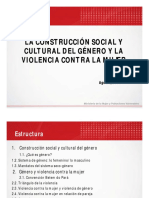 Construcción social del género y violencia contra la mujer