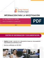 Servicios de Informacion en el CID 2016 ABC