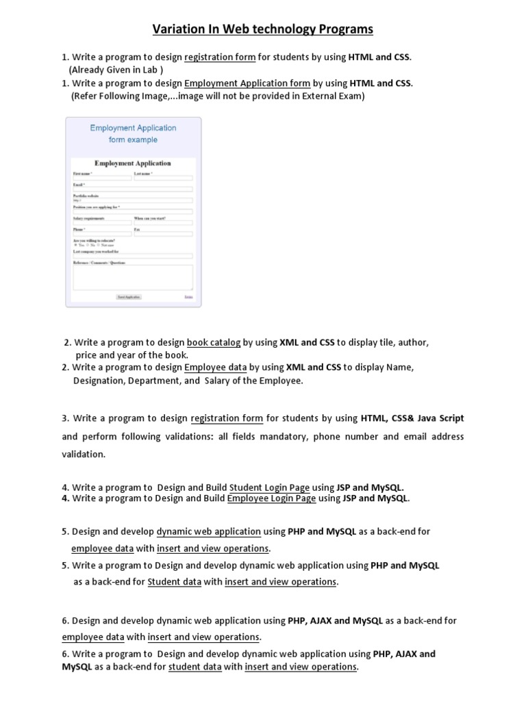 SPPU  Technology Lab Questions For EndSem PDF