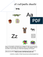 Alphabet Sheets Complete