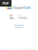 Kayako SupportSuite User Manual PDF