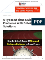 5 Types of Time & Distance Problems With Detailed Solutions - BankingCareers - in Blog