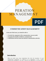 Operations Management