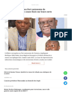 Affaire Corruption Au Port Autonome de Cotonou - Les Mis en Cause Fixés Sur Leurs Sorts-Operanewsapp