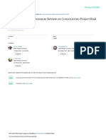 A Comprehensive Literature Review On Construction Project Risk Analysis