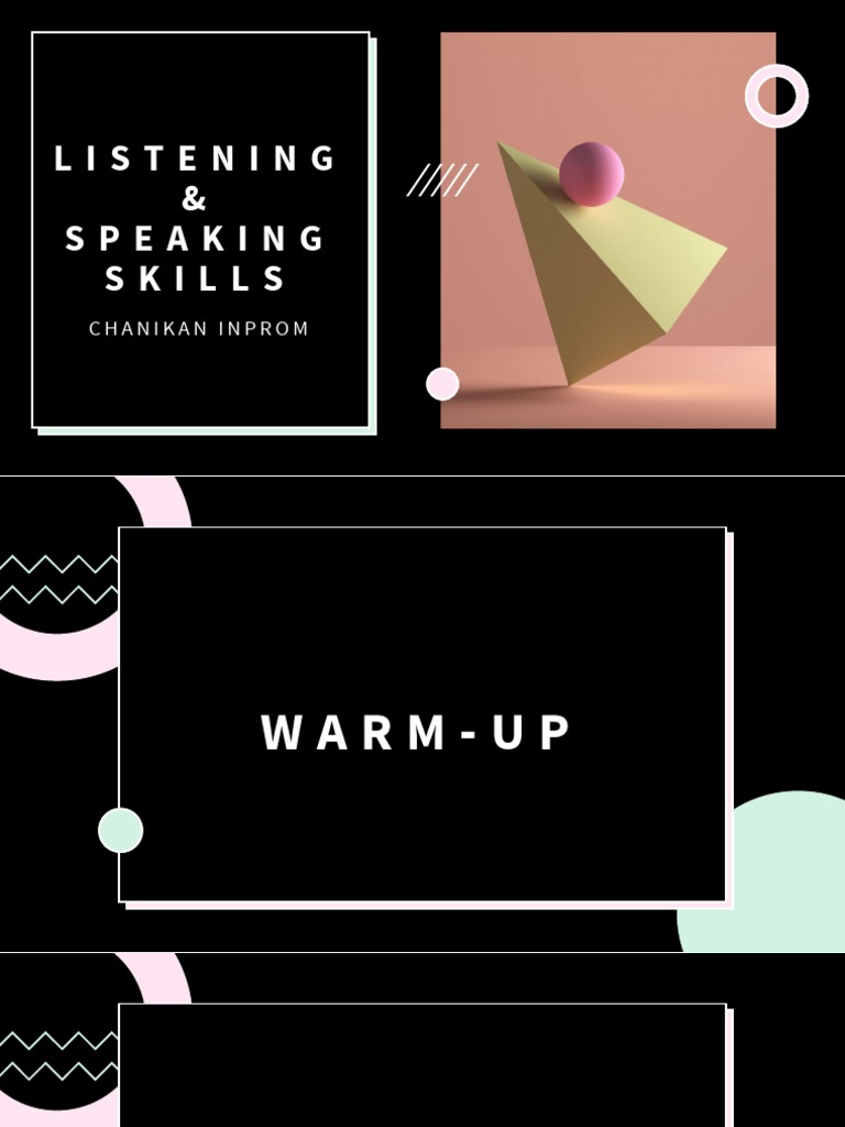 Enhancing Listening and Speaking Skills | PDF | Stress (Linguistics ...