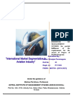 Dissertation Report: "International Market Segmentation in Aviation Industry"