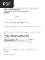 Example:: Linked List