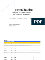 Investment Banking: Valuation, Leveraged Buyouts, and Mergers & Acquisitions