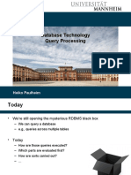 Database Technology Query Processing: Heiko Paulheim