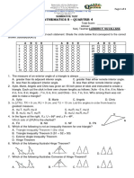 Math 8 Summative Test