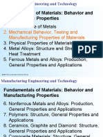 Fundamentals of Materials: Behavior and Manufacturing Properties