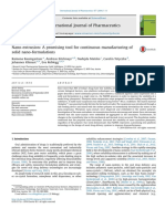 Nano-Extrusion: A Promising Tool For Continuous Manufacturing of Solid Nano-Formulations.