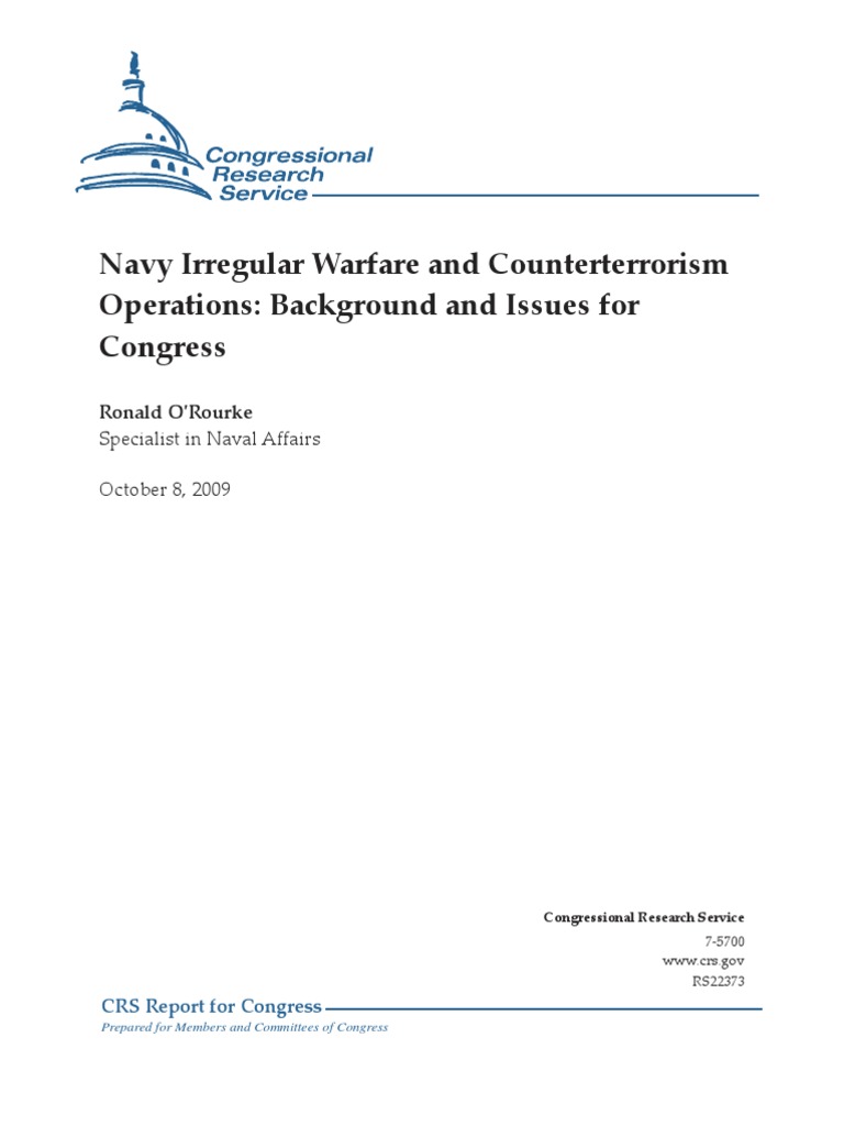 Navy Irregular Warfare and CT Overview | PDF | United States Navy ...