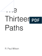 The Thirteen Paths: R. Paul Wilson