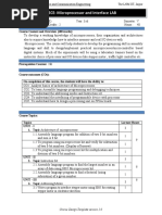 ECE: Microprocessor and Interface LAB: Course Design Template Version 1.0