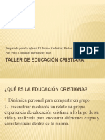 Taller de Educación Cristiana