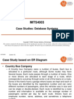 MITS4003: Case Studies: Database Systems