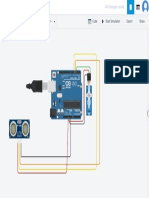 Circuit Design Copy of Automatic Hand Sanitizer Tinkercad