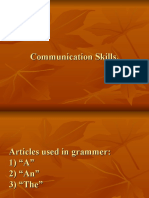 Communication Skills BBA (Articles)