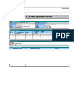 QMS Cocomo II Estimation Sheet Template