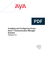 Installing and Configuring Avaya Aura™ Communication Manager Solution