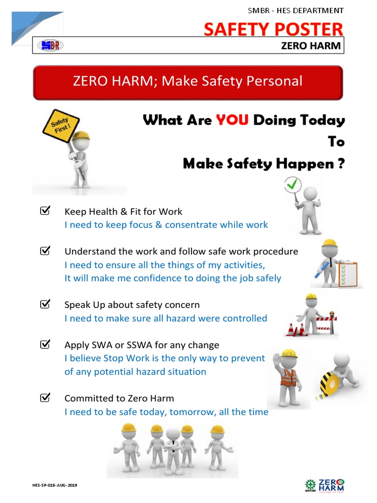 Safety Campaign Poster Topic 2 Zero Harm (Eng) PDF