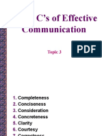 Basic Communication Skills-Topic 3