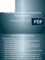 Dasar Hukum Penyelenggaraan Praktik Bidan