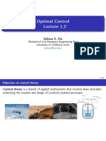 Optimal Control: Solmaz S. Kia