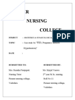 Pioneer Nursing College: Subject: Topic: Case Study On