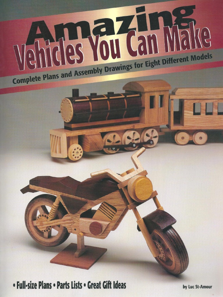 Amazing vehicles you can make complete plans and assembly drawings