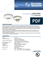 85.system Sensor Smoke and Heat Detector 800 Series