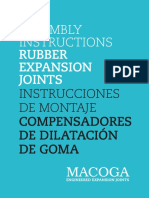 Macoga Rubber Expansion Joints - Assembly Instructions