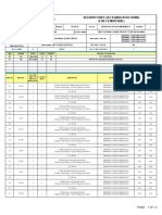 Delivery part list for WFGD absorber unit-2 nozzles