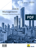 Buku Knowledge Management Edisi 17 (September-Oktober 2019) - Penerapan Teknologi Konstruksi