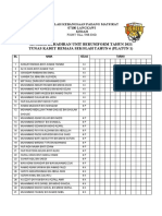 Senarai Kehadiran Unit Beruniform Tahun 2021 Tunas Kadet Remaja Sekolah Tahun 6 (Platun 1)