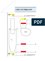 Design Multi Siklon: 114.3 Ds2 Diameter Minisiklon (M)