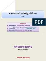 Randomized Pattern Matching Techniques
